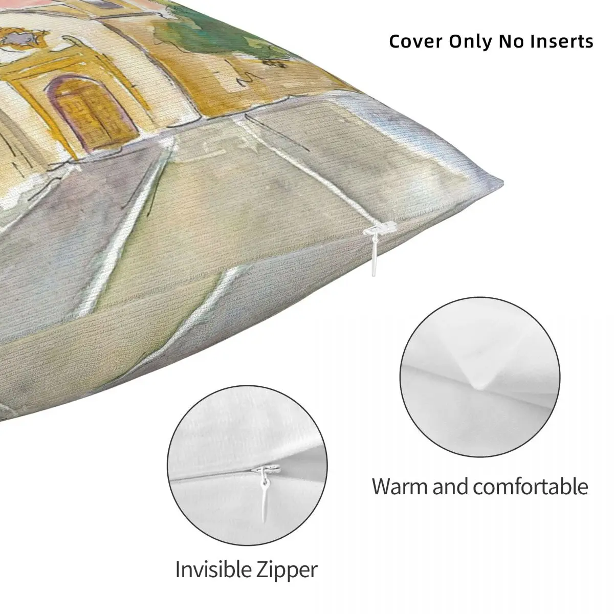 مهمة سان كارلوس بورروميو في الكرمل ساحة المخدة البوليستر الكتان المخملية الإبداعية رمي كيس وسادة غطاء وسادة السرير 18" #5