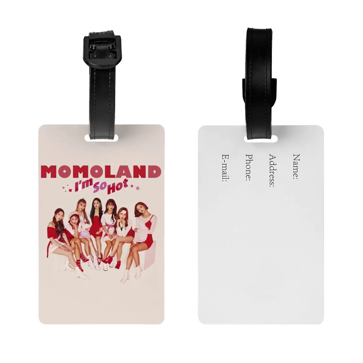 Custom Kpop Mama Lands Fashion Luggage Tag Custom Baggage Tags Privacy Cover ID Label