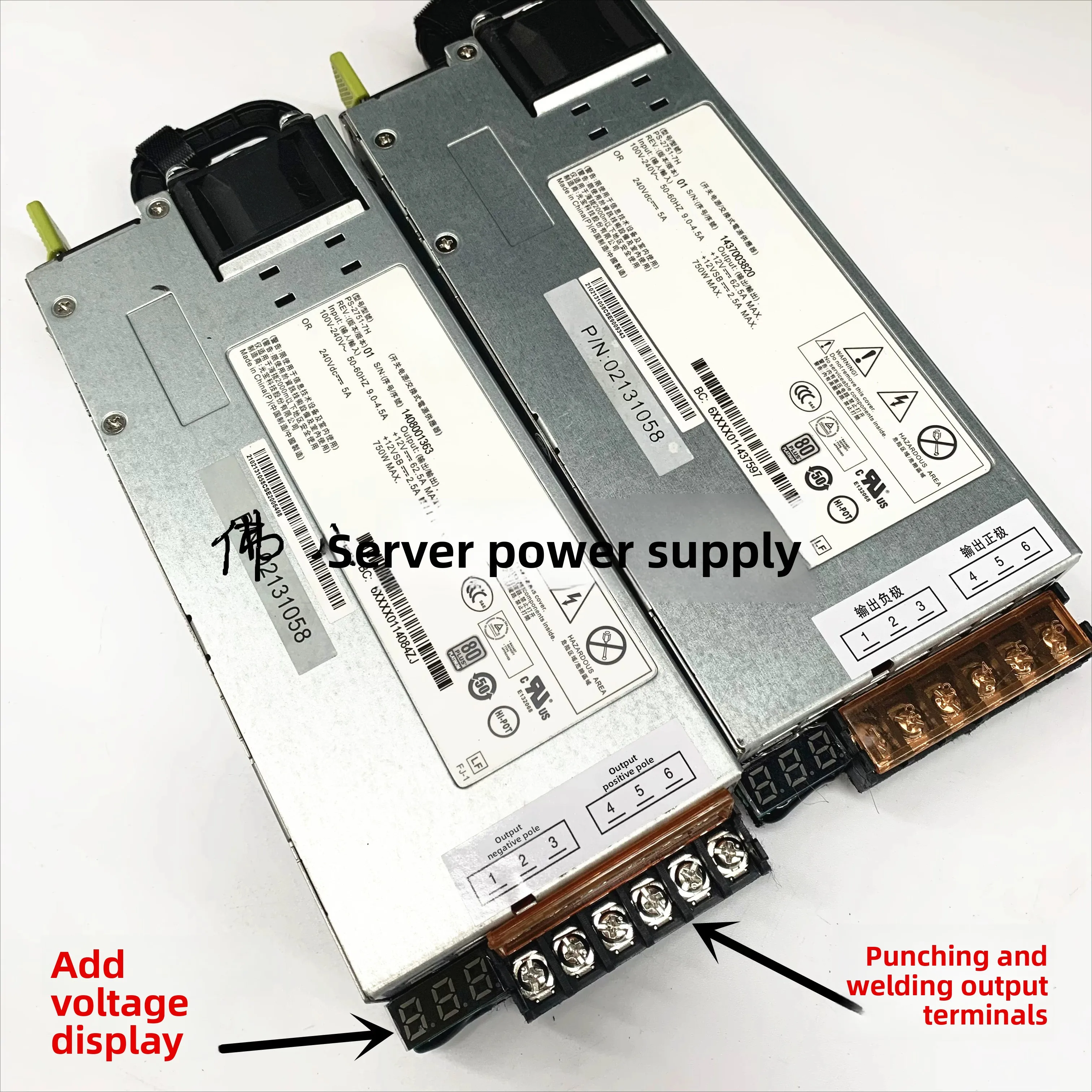 12V Platinum Server Power Supp - đánh giá và giá Power Supply 750W