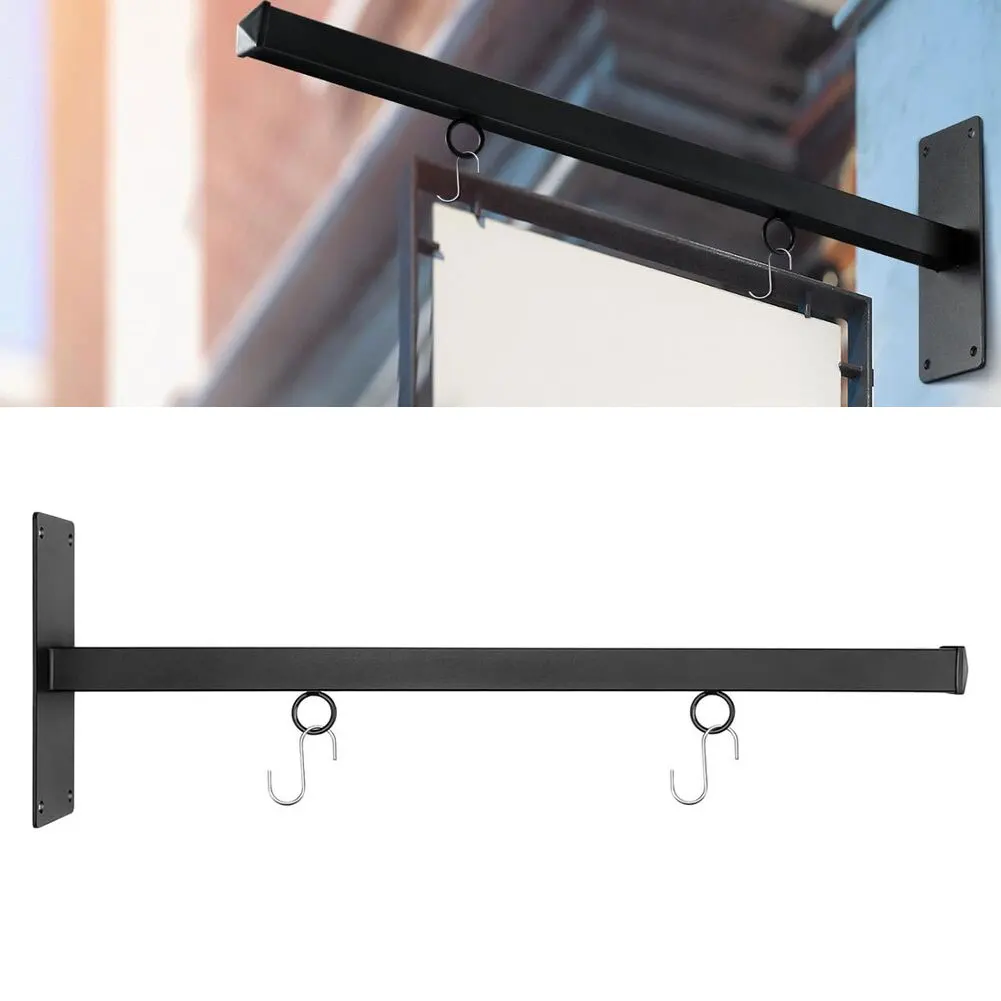 

24Inch Long Suspended Sign Rack For RVS Camping Homes Stainless Steel Bracket Holder Decorative Accessories