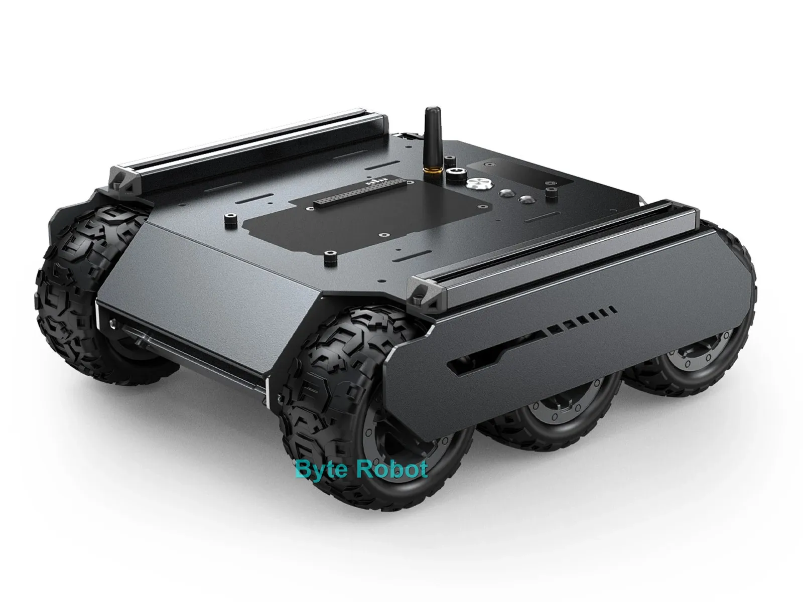 Carro Robô Móvel Flexível e Expansível, UGV com Trilhos de Extensão, Computador Escravo ESP32, Tanque RC Programável, 6x4, 6WD