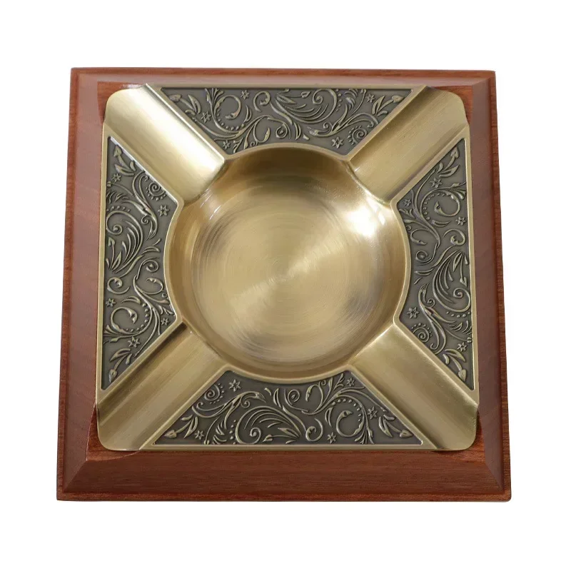 

Cigar Ashtray 4 Slot Ashtray Large Diameter Travel Cigarette Ash Tray Smoking Accessories