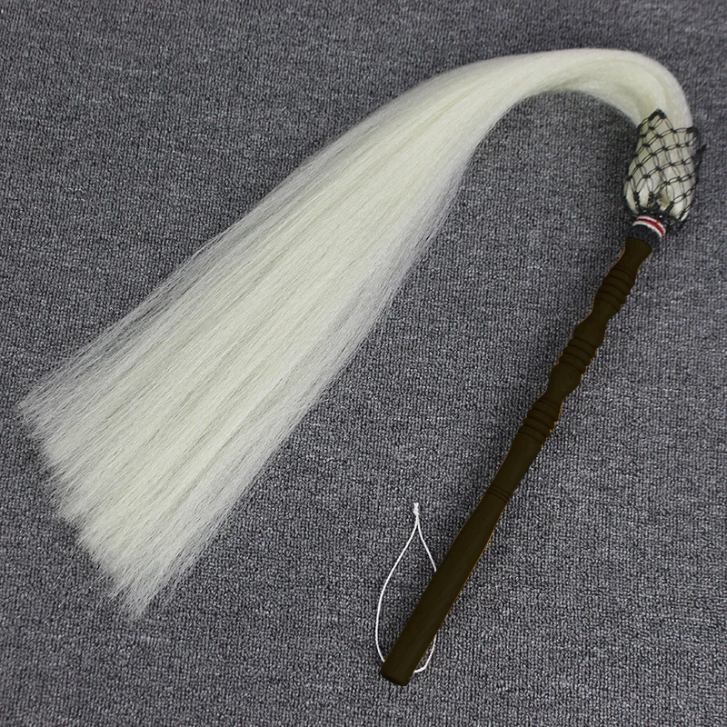 WuDang Tai Chi Whisk Taiji Articles Brushing Dust Taoist Props Martial Arts Practice Traditional Performance Theater Tool