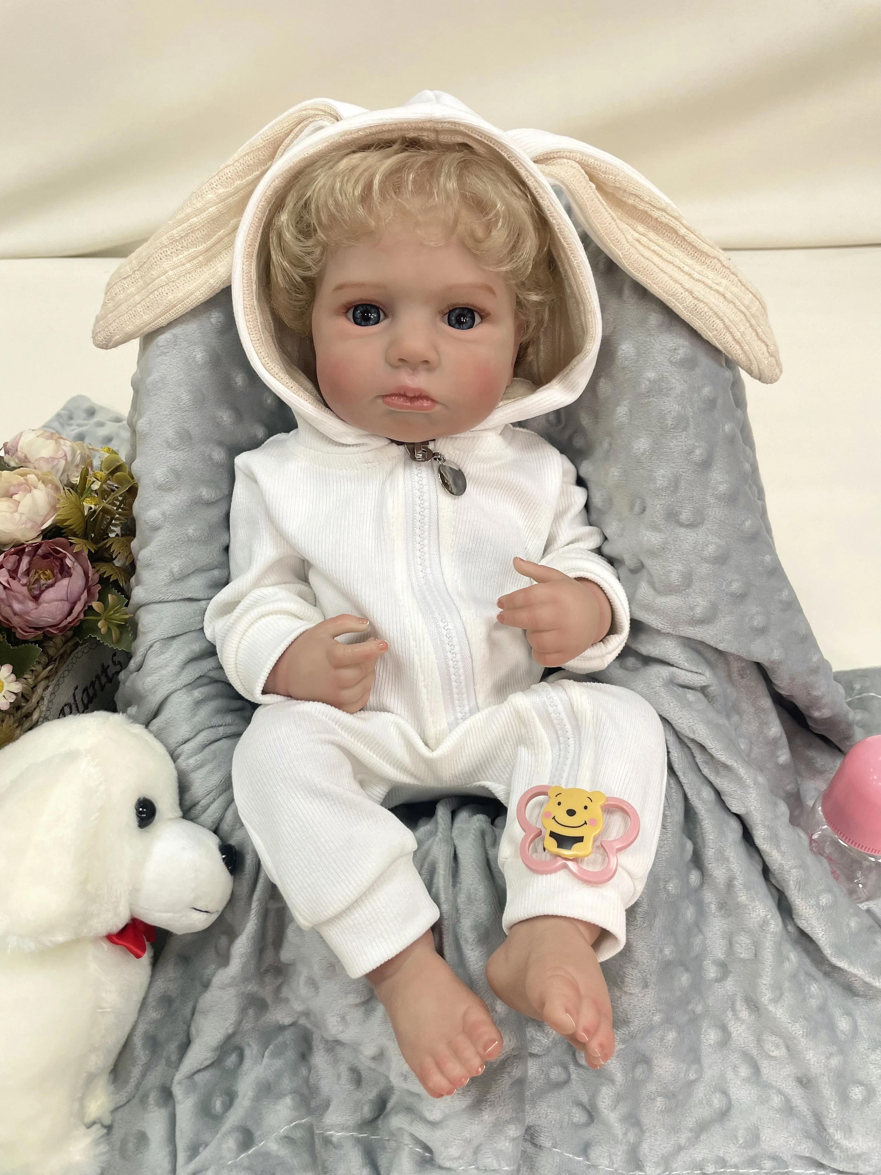 Cokela 20 pollici/50 cm Neonato Reborn Baby Doll Giocattoli per bambini Bambola in silicone Bebe Reborn fatta a mano
