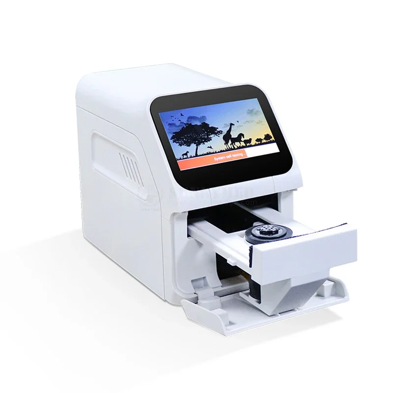 SUNNYMED SY-B173V Full Automatic Animal  Dry Chemistry Analyzer with External Scanner