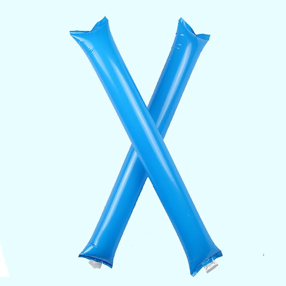 2 Stuks Juichende Team Geest Opblaasbare Cheer Sticks Lawaaimakers Cheer Leading Thunder Sticks Applauder Plastic Boom Sticks Party