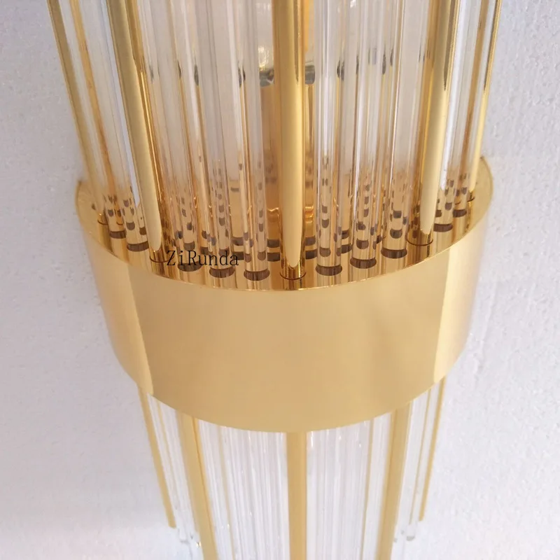 โคมไฟติดผนัง LED ดีไซน์ใหม่ หรูหรา ทันสมัย รุ่น G9 ประดับคริสตัล สำหรับตกแต่งภายในบ้าน