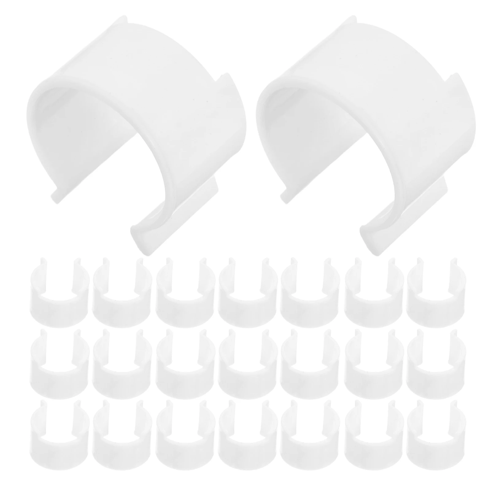 

50pcs Pump Head Clamp Leakproof Sturdy Travel Universal Fit Plastic Dispenser Bottle Lock Clips for Shampoo Lotion