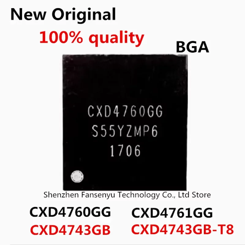 

(1piece)100% New CXD4760GG CXD4761GG CXD4743GB CXD4743GB-T8 BGA Chipset