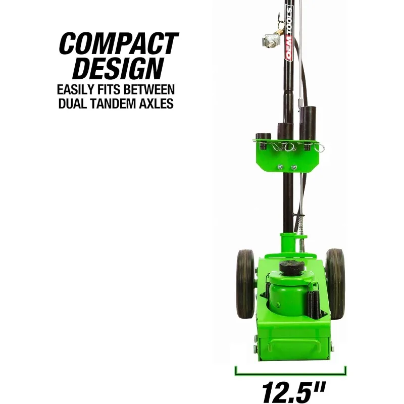 24851 22-Ton Air/Hydraulic Jack, Heavy Duty Floor Jack, 8-3/4