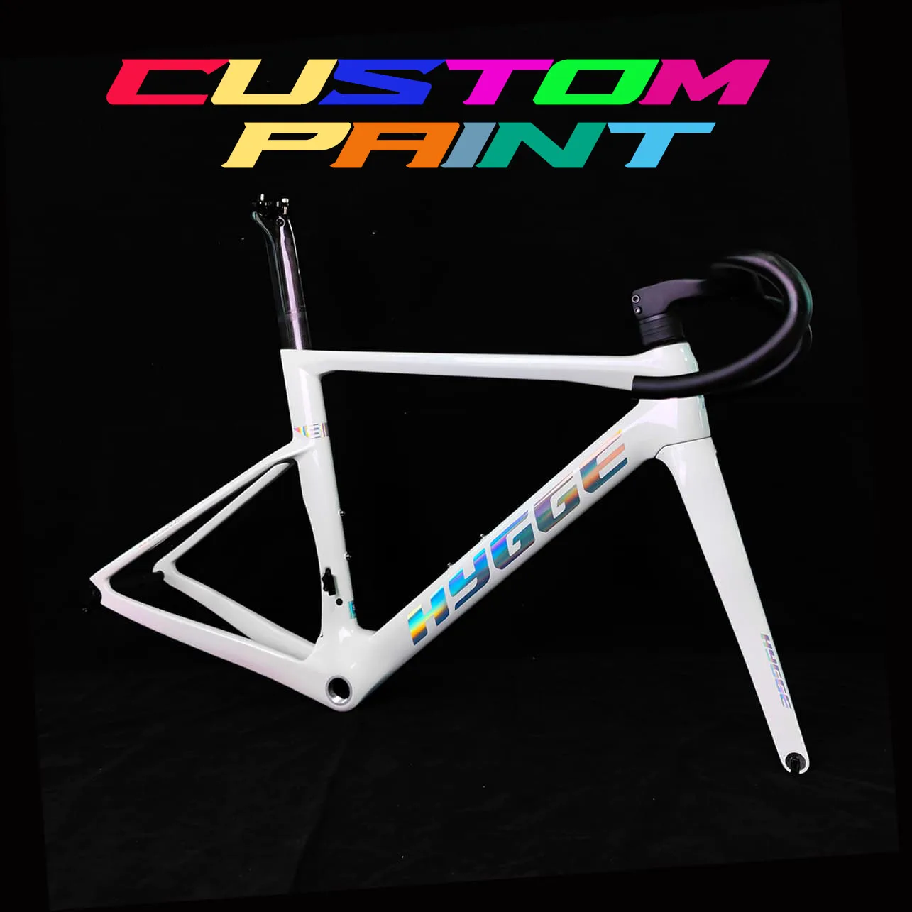 ¡Solo enlace de pintura personalizado! HYGGE Marco aerodinámico de carbono MODELO S 700C MARCO DE CARBONIO, MARCO DE ESTRADA