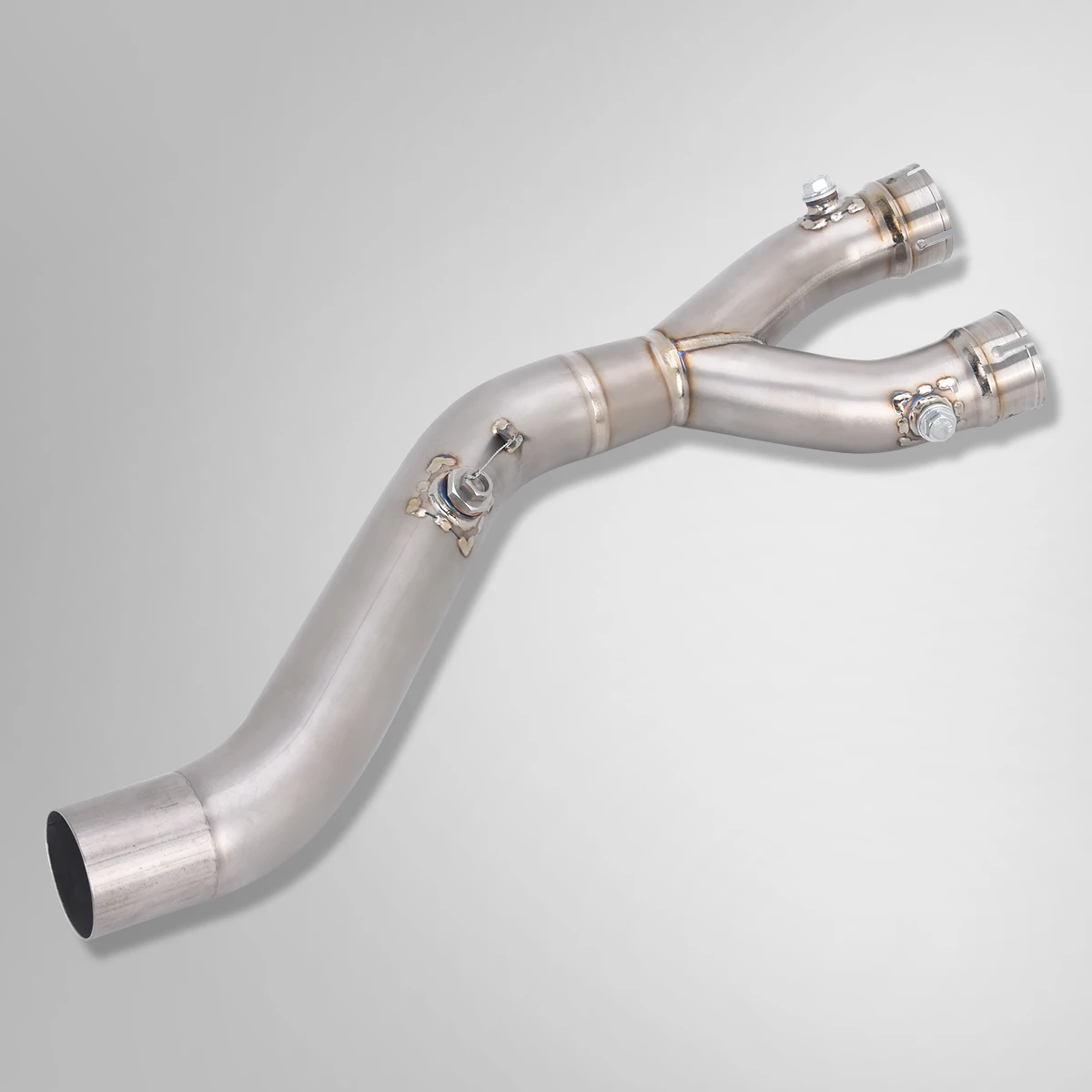 R1 Exhaust Pipe For Yamaha R1M MT10 MT10SP 2015-2026 Motorcycle Exhausts Kit 53MM Adapter Middle Link Tube Fit OEM Muffler