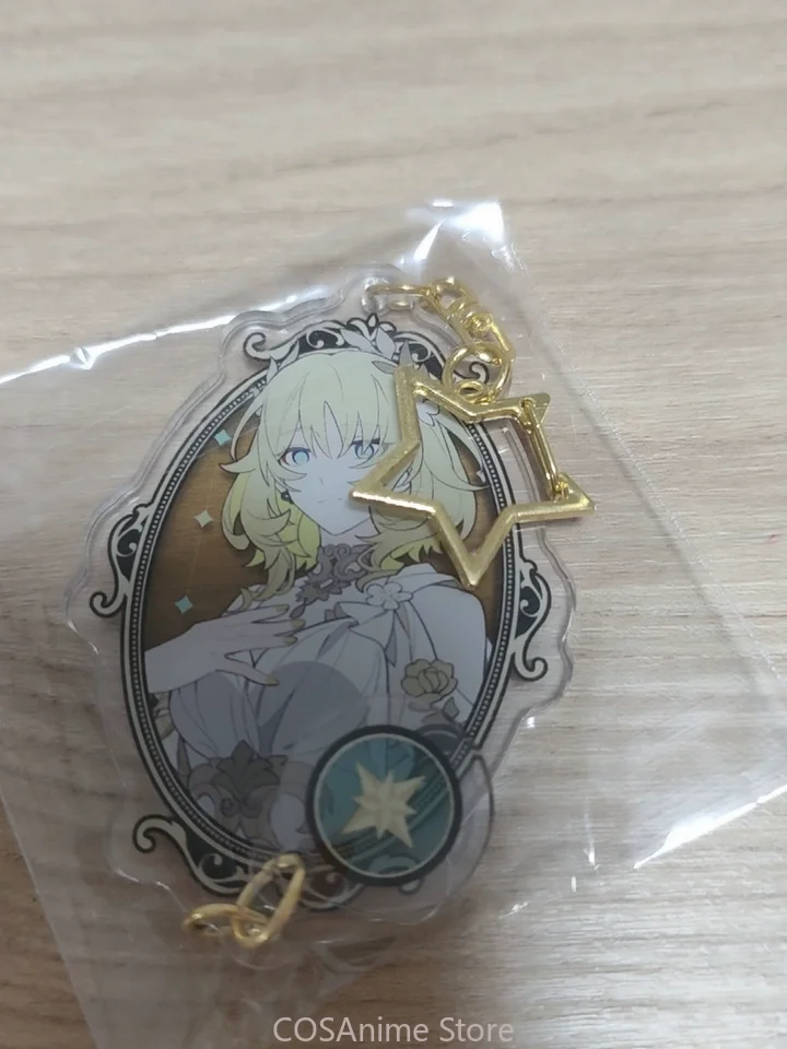 Game AMPHOREUS Honkai：Star Rail Phainon Anaxa Castorice Figure Badge Acrylic Keychain Instant Imaging Card Color Paper Fans Gift