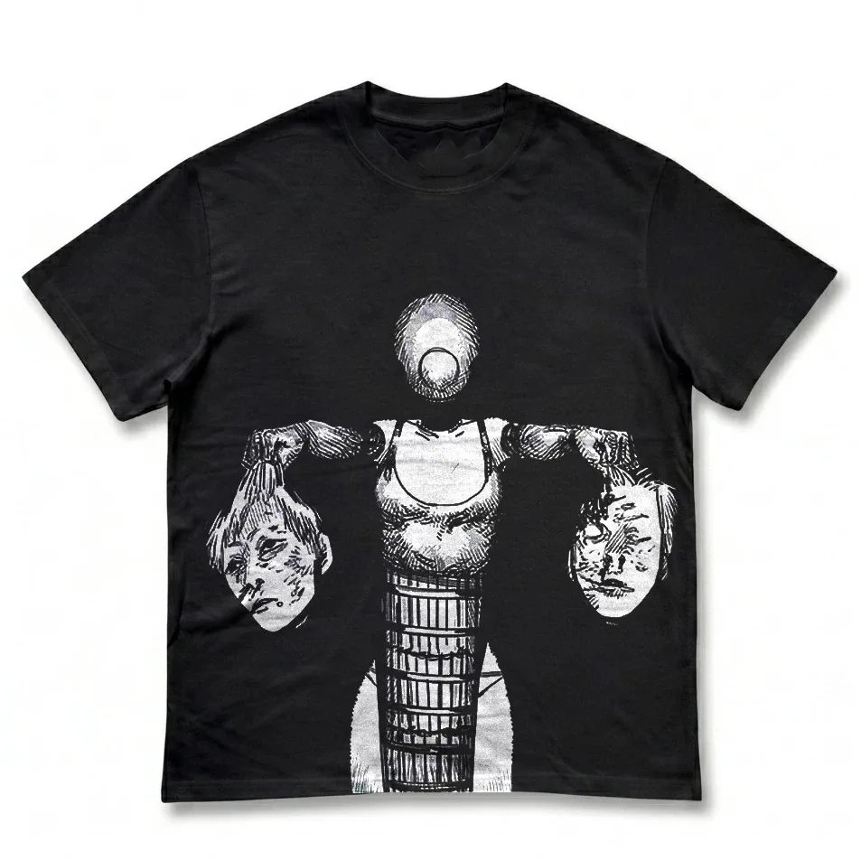 Chainsaw Man Hell Devil Anime Graphic T-Shirt Cotton Men Women Streetwear Tee