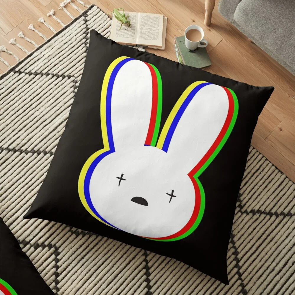 

Bad Bunny Pattern Cushion Cover Throw Pillow Case Home Decor High Quality