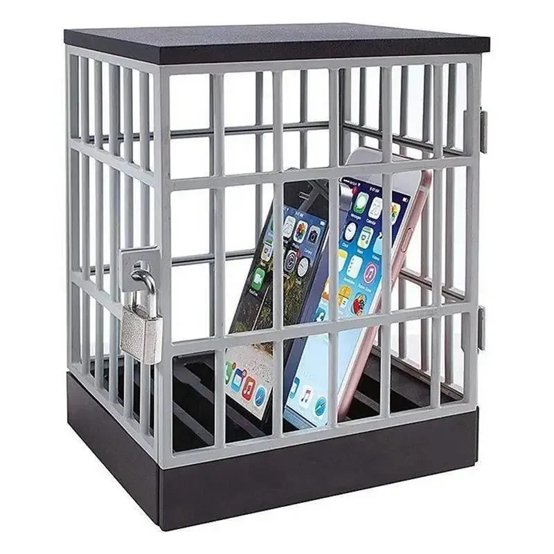 Creative Mobile Phone Prison Smartphone Cage Timer Lock Phone Box Ring Mobile Phone Self-Discipline Artifact Gift