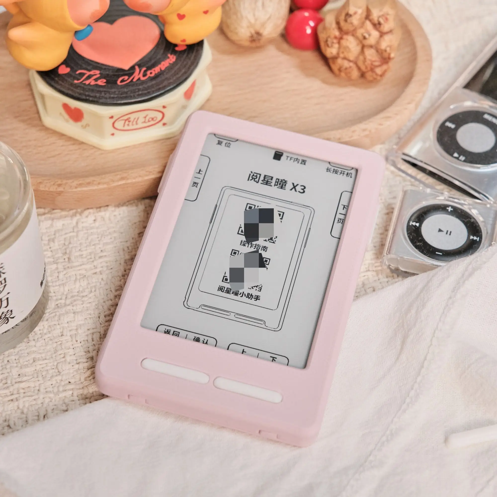 

XTEINK X3 E-Ink Reader Full-Cover Protective Case 3D Printed Shockproof E-Reader Case for 3.7 Inch XTEINK X3 E-Book Reader