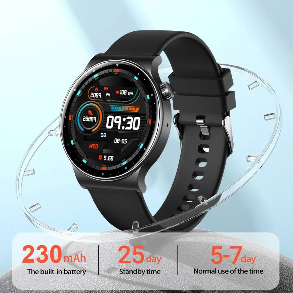 Electronic Watch  Practical HD-compatible 230mAh  Weather Forecast/ Sedentary Reminder Sports Smart Watch Outdoor Sports