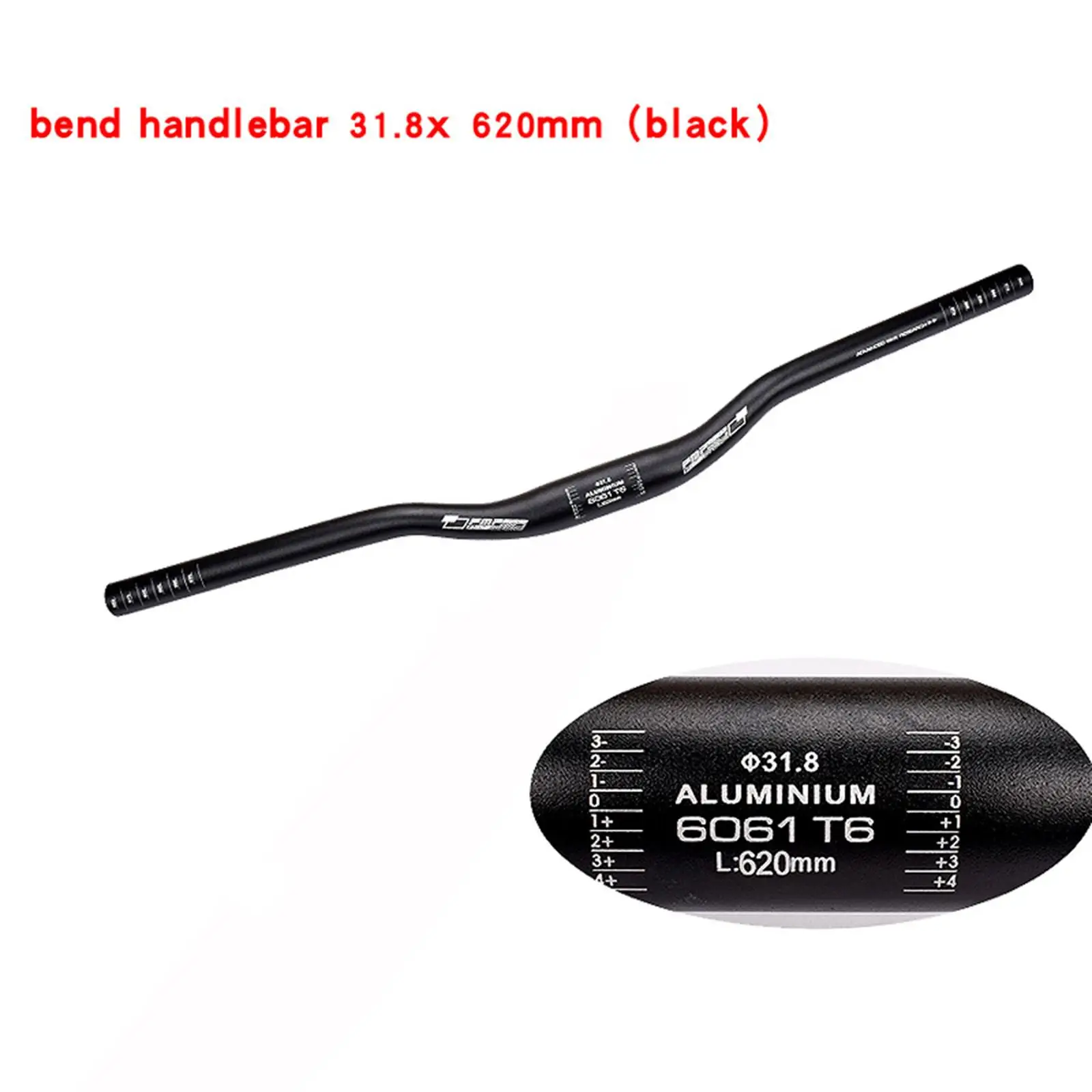 مقود الدراجة الجبلية، مقود الدراجة، 31.8 مم قوي وخفيف الوزن وطويل 620 مم، قضيب مقود لدراجات الطرق