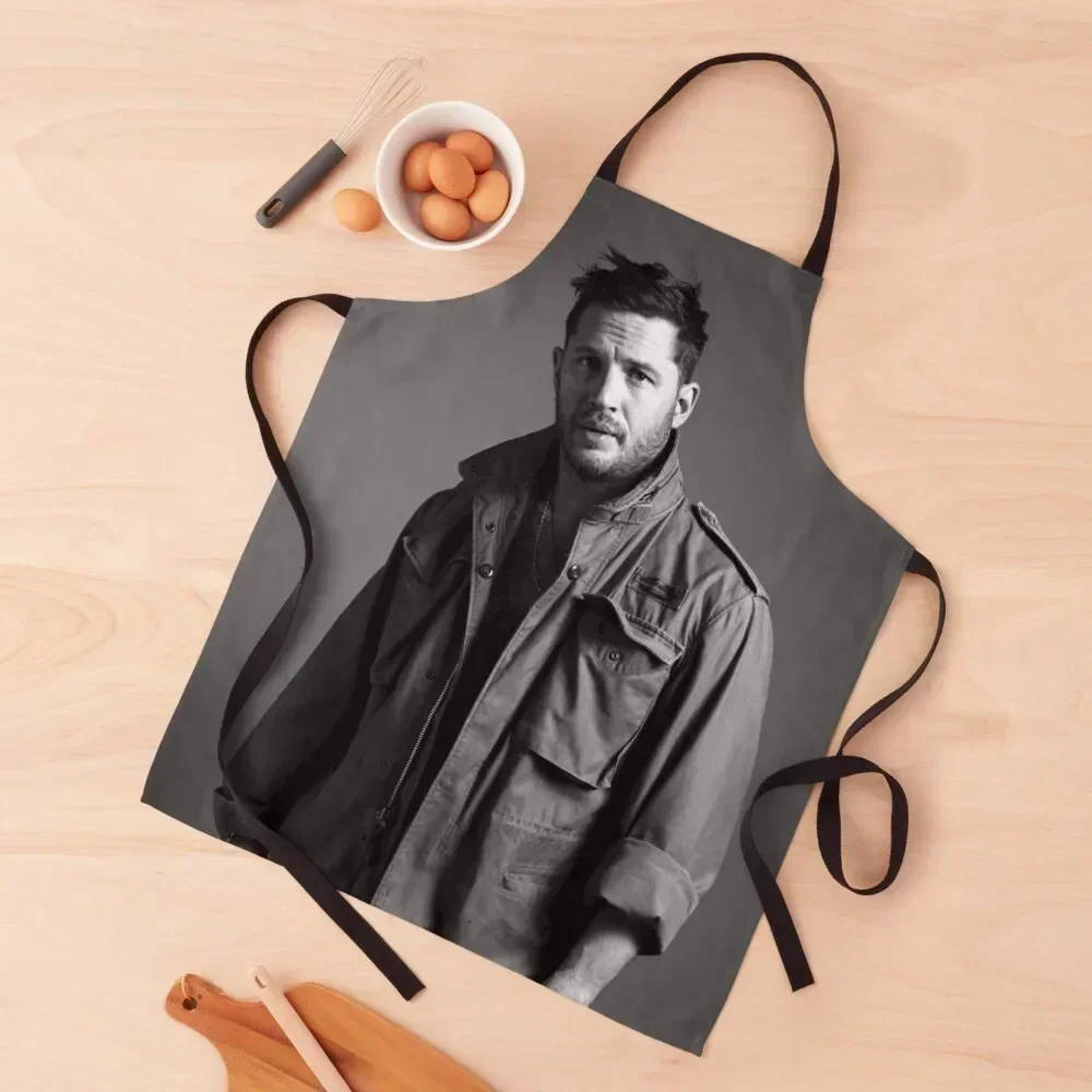 

Tom Hardy Apron For Home Accessories Nursing cleanings Men's Kitchen Apron