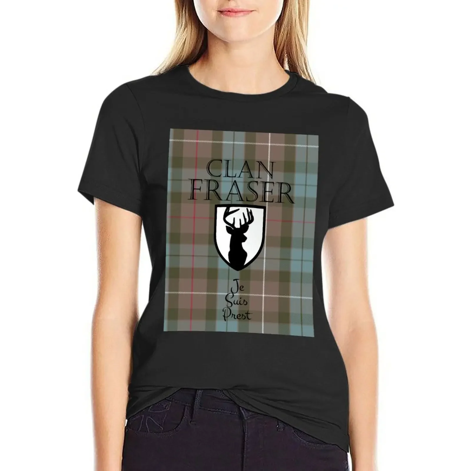 Outlander/Clan Fraser T-shirt tees funny clothes for Women