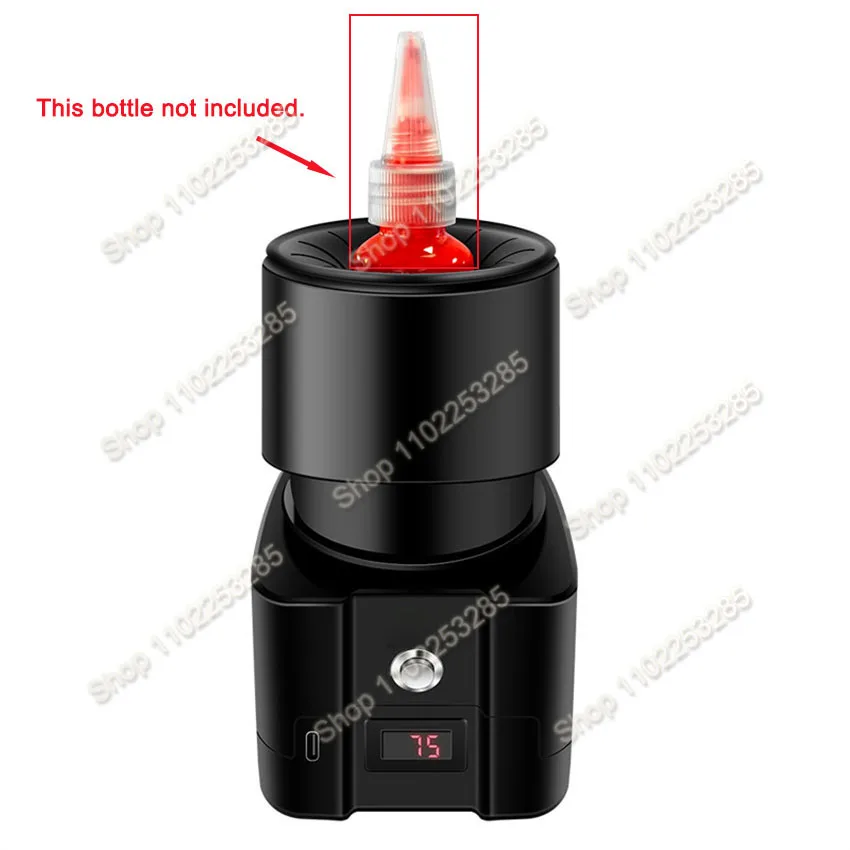 Electric Paint Shaker Machine Small Rechargeable Tool Paint Vibrator Portable Auto Shut-off Hands-Free Shaking Machine