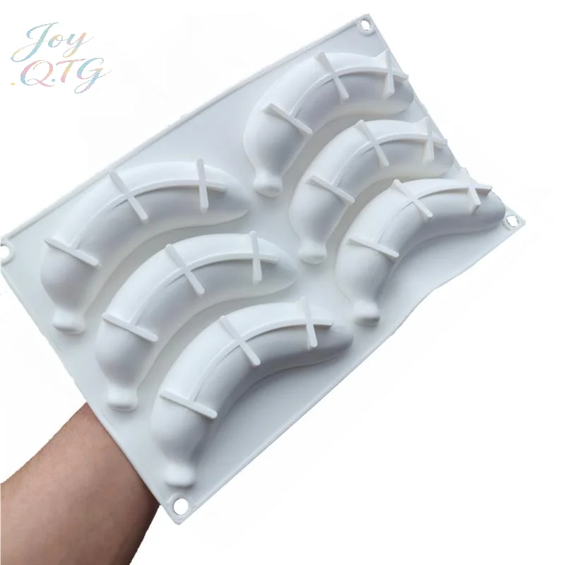 Hot Sale Fruit Banana Silicone Mousse Cake Mold Cake Decoration Chocolate Mold Reusable Making Moulds Dessert Tool
