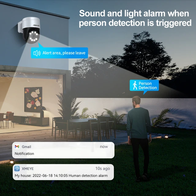 ASECAM 8MP 4K PTZ IP Camera Outdoor AI Face Detection Audio POE H.265 Onvif CCTV RTSP Humanoid Detection Security Camera 4 ASECAM 8MP 4K PTZ IP Camera Outdoor AI Face Detection Audio POE H.265 Onvif CCTV RTSP Humanoid Detection Security Camera 4