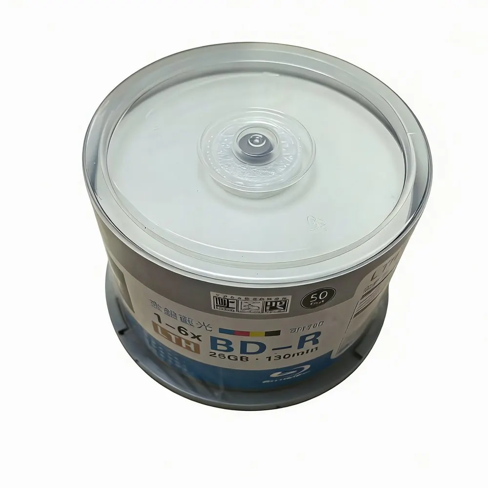LTH Golden Color BDR 25G 6X disco blu-ray BD-R 25GB Blank Media 50 pz/barile