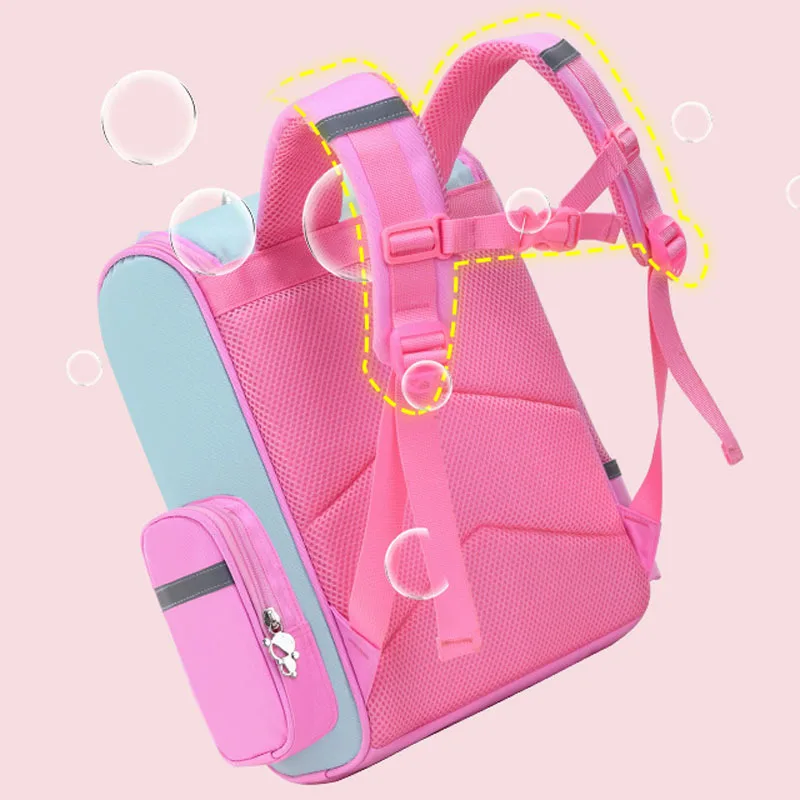 Mochila escolar de unicornio de dibujos animados para niñas, bolsa de libros de gran capacidad, mochilas de jardín de infantes