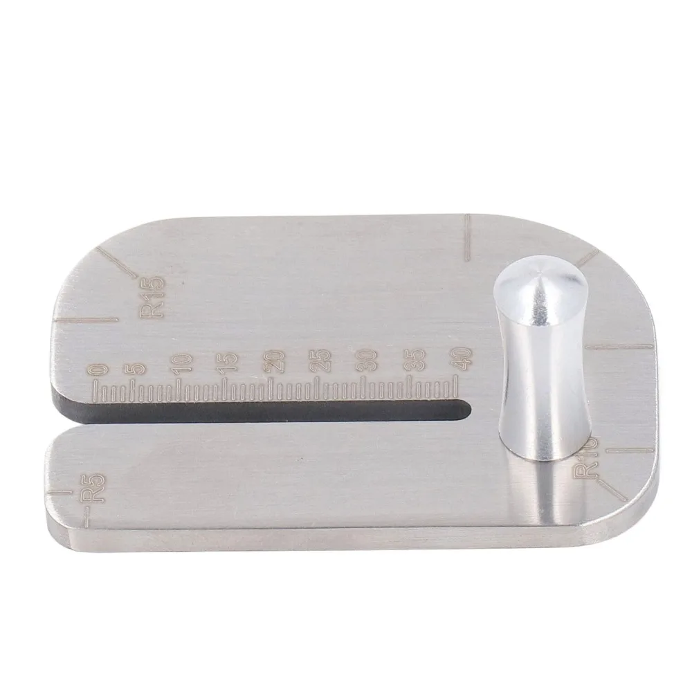Stainless Steel Leather Stitching Aid Auxiliary Chopper Pull Up Pricking Iron Aid Leather Hole Punch For DIY Handicrafts