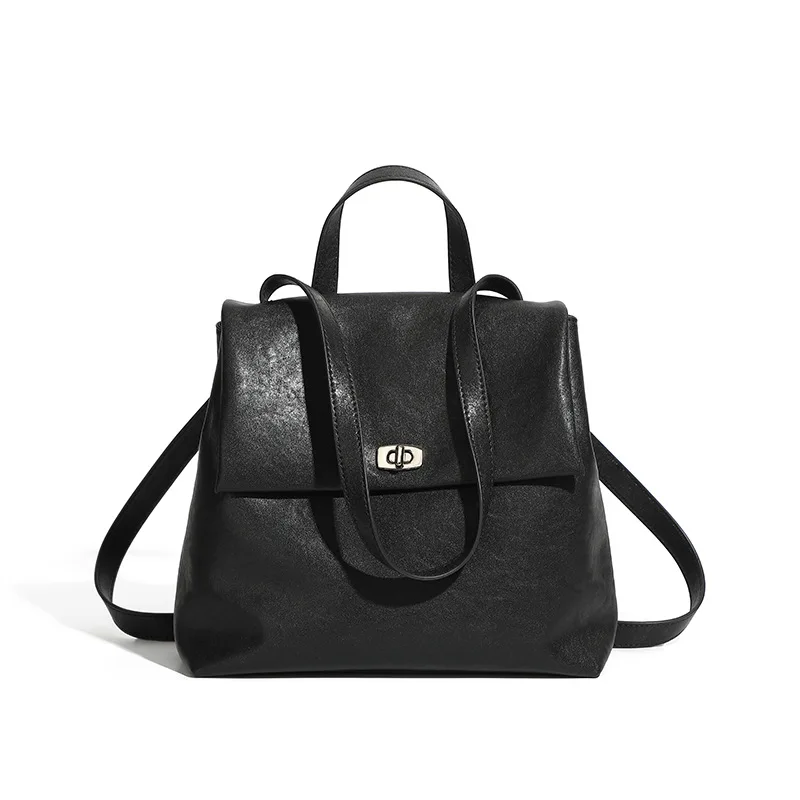 

Jonlily Women Genuine Leather Backpack Female Fashion Daybag High Capacity Commuter Bag Casual Daybag Travel Rucksack -KG1921