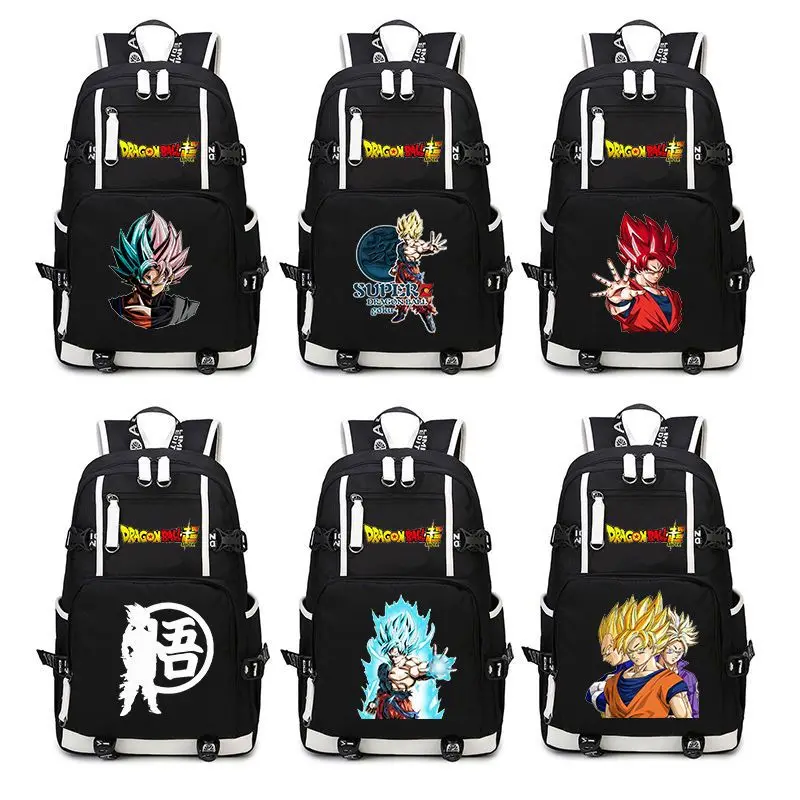 

New Dragon Ball Super School Bag Monkey King Kakarot Vegeta Anime Peripheral Backpack Student Party Backpack School Bag Mochila