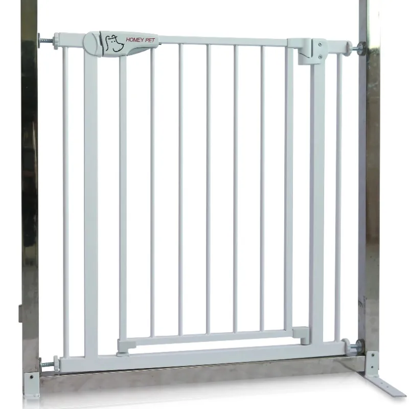 Pet safe gate auto walk through gate pressure mount gate