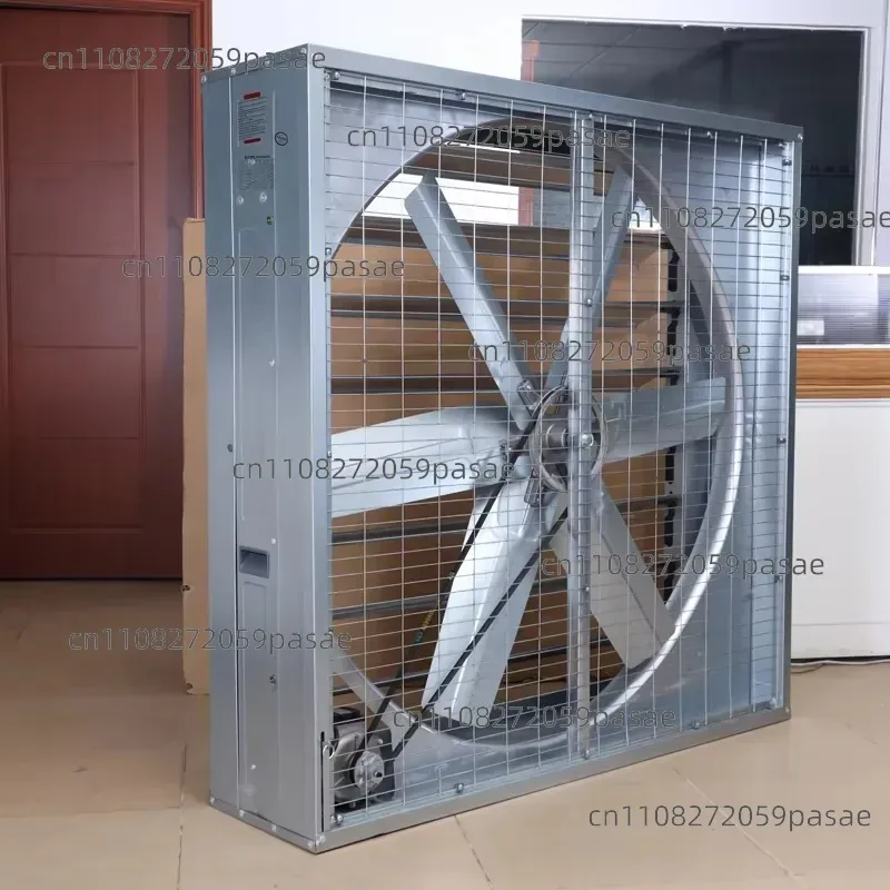 36 42 48 54 Large Industrial Ventilation Extractor Fan with Blinds Poultry Greenhouse Exhaust Fan