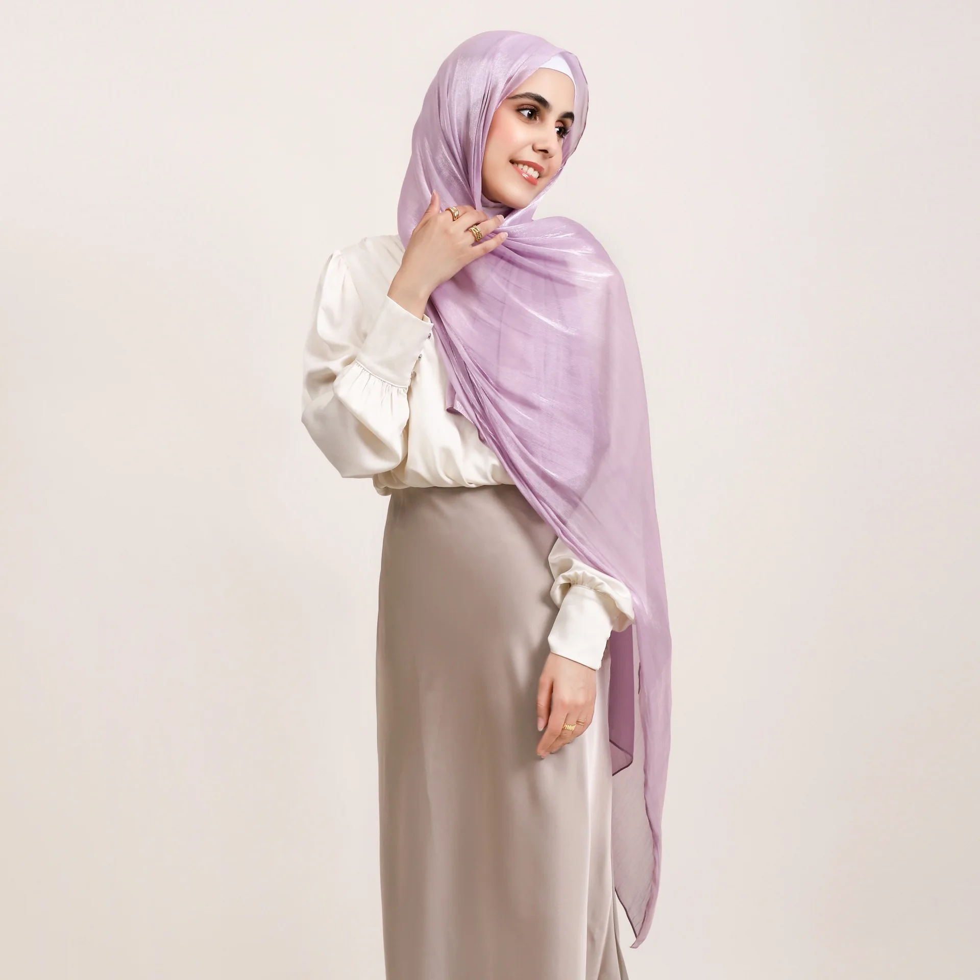 

Premium Quality Satin Long Scarf Shiny Hijab Muslim Headscarf Women Shawl Wrap Bandanas Headband Bufanda Foulard Turbante Mujer