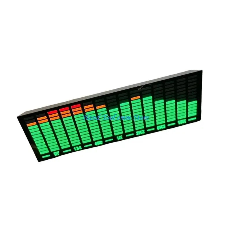 H37F LED Music Spectrum Display Panel Syncs With Sound For Gaming Room Car Desktop