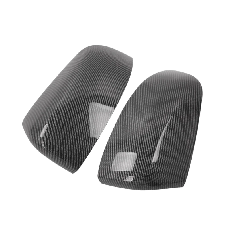 8X Carbon Fiber Rear View Mirror Housing Cover Cap -Side Door Mirror Cover For Ford Ranger / Everest 2012-2021