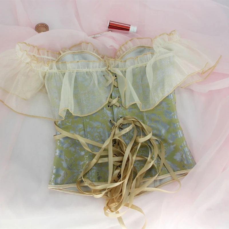 49me nhân dịp đặc biệt của nhóm tiệc cưới bên áo cổ áo Versatiles thời trang corset