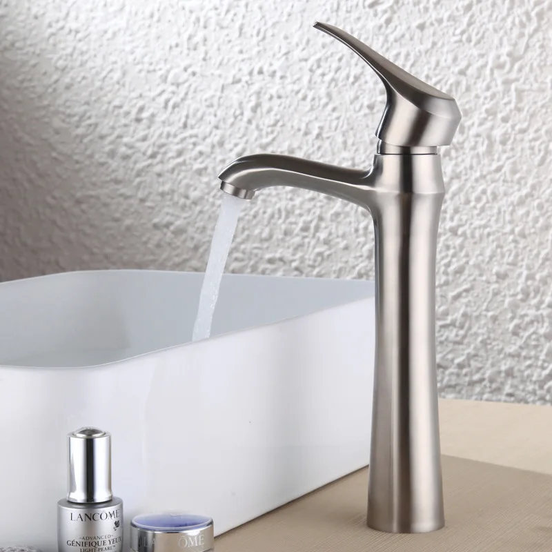 

Basin Sink Bathroom Faucet Hot and Cold Water Basin Mixing Faucet Washbasin Sink Faucet Crane Elevated Torch Style