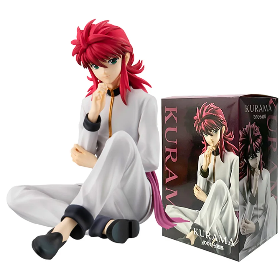 YuYu Hakusho أنيمي الشكل اللعب 8 سنتيمتر 2 قطعة مجموعة Urameshi Yuusuk Kurama Minamino Shuuichi عمل الشكل البلاستيكية نموذج دمية الأطفال هدية #3