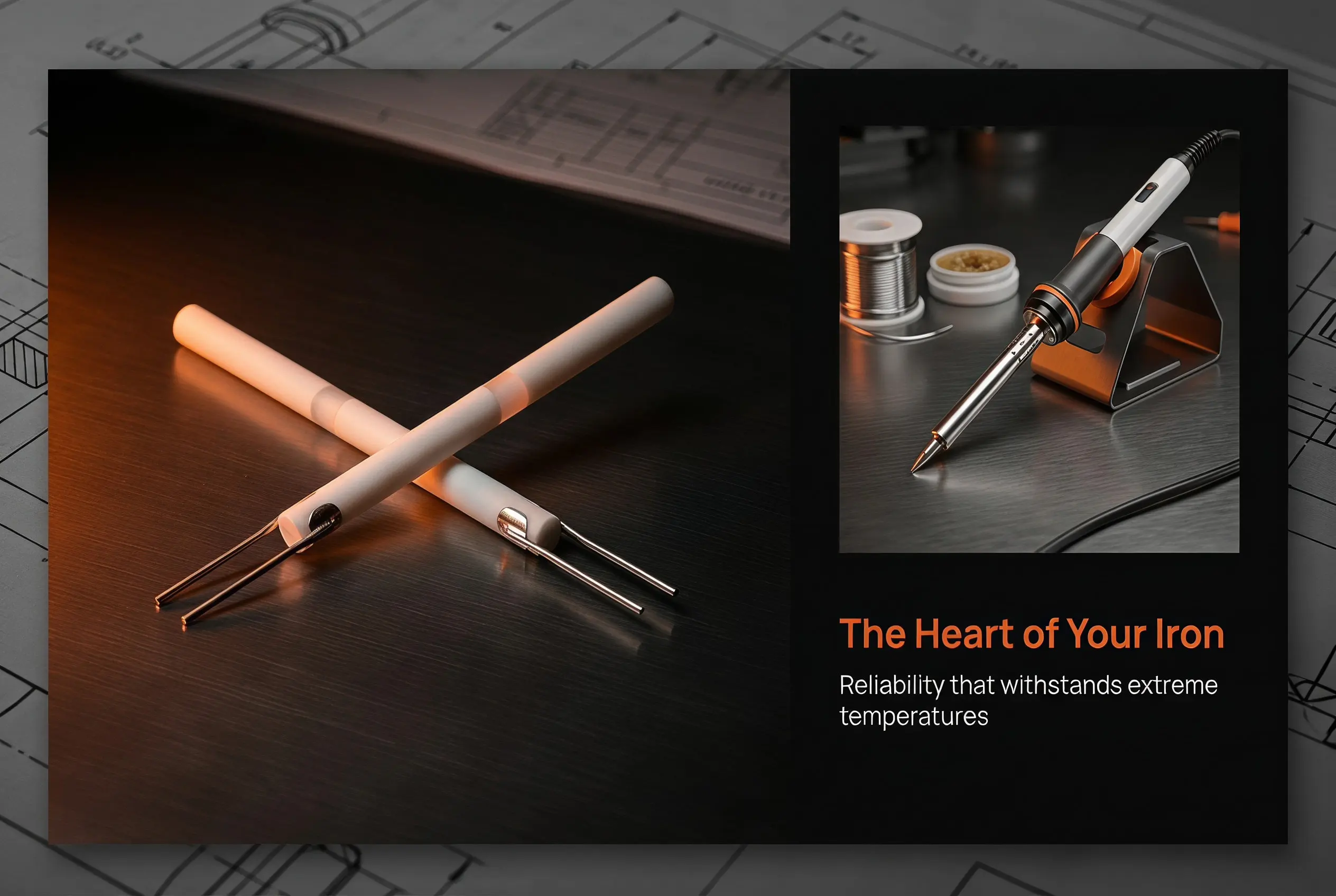 Universal Ceramic Heating Core Soldering Iron Core Stable Fast Heating Element Replacement for Electric Soldering Iron Welding