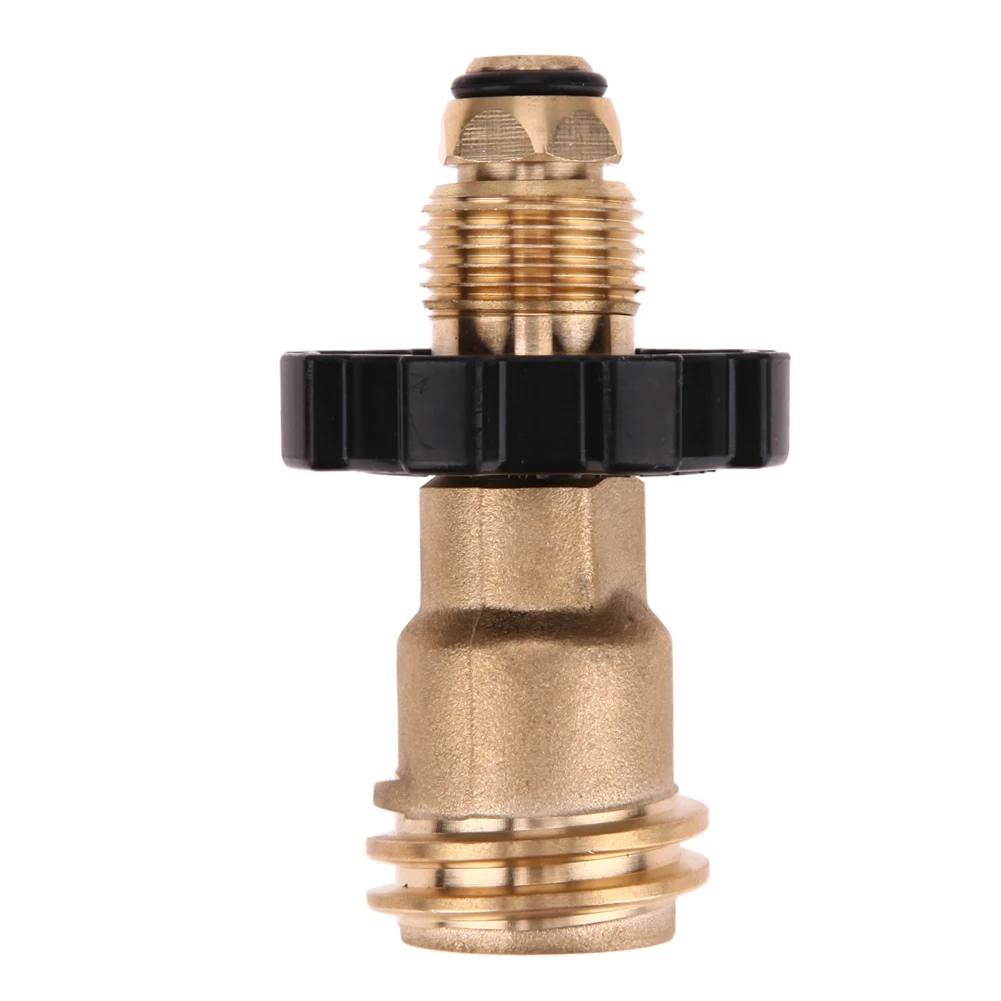 Gas Cylinder Converts Universal Fit Corrosion  Brass  Regulator Propane  Valve for BBQ Gas Grill Heater view 3