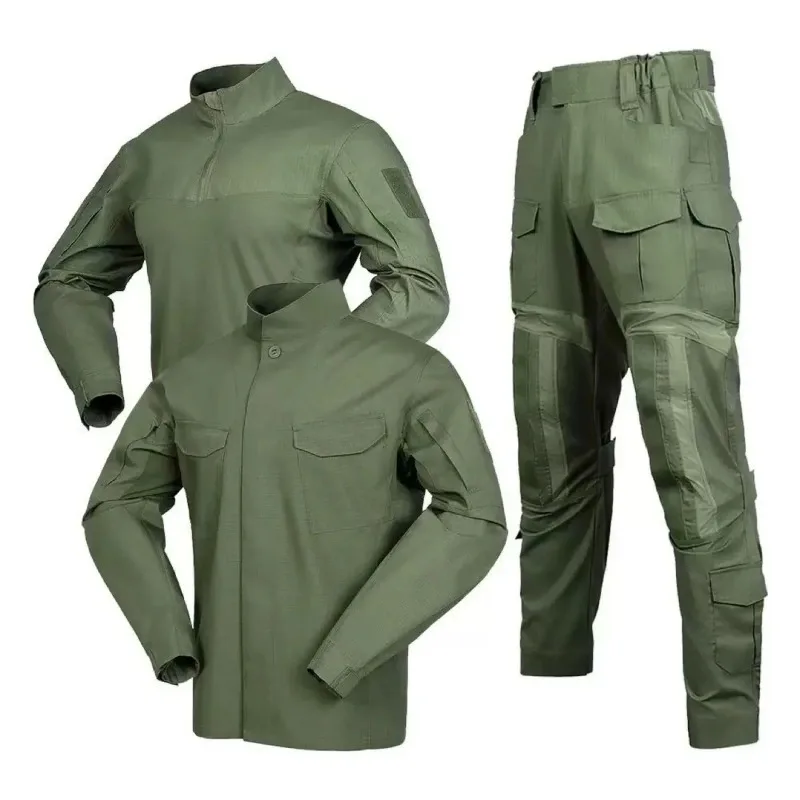 Spring and Autumn Tactical Suit Set AK Frog Suit Three Piece Set Anti Splash Wear-resistant and Sturdy Outdoor Training Suit
