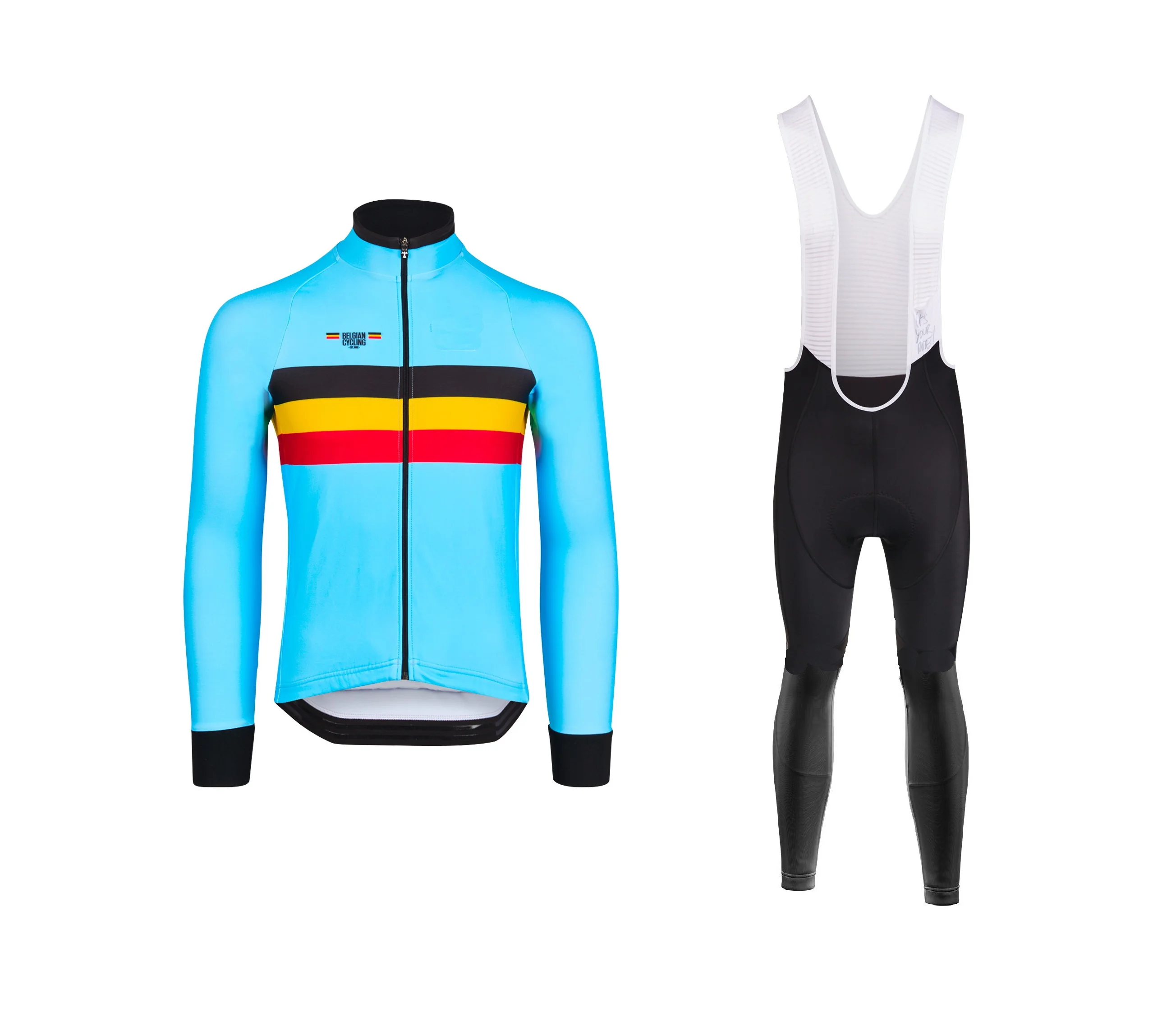 SPRING SUMMER 2023 BELGIUM NATIONAL TEAM Cycling Jersey Long Sleeve Bicycle Clothing With Bib PANTS Ropa Ciclismo