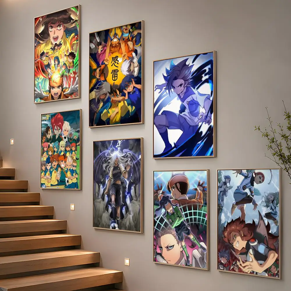 Firestorm I-Inazuma Eleven Anime Poster HD Modern Peel and Stick Wall Decor for Bedroom Living Room Dorm Office Kitchen Bathroom