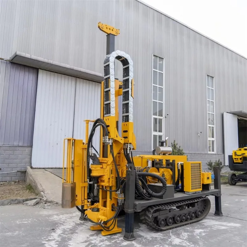 Fully Hydraulic Core Drilling Rig Portable Hard Rock Drilling Machine Soil Rock Sampling Mining Tools