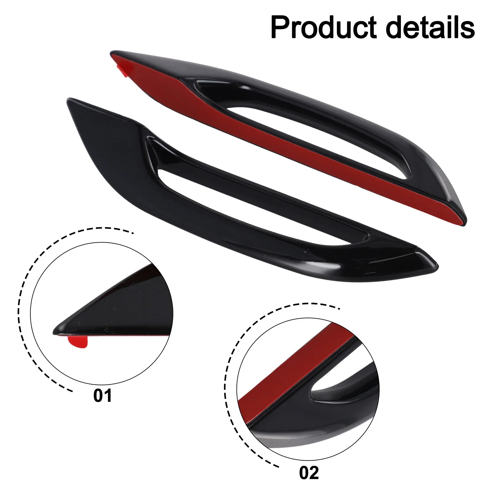 

For Tesla Vehicle Enhancement Outside Door Handles Covered in Stylish Glossy Finish Compatible with For Models 2017 to Present