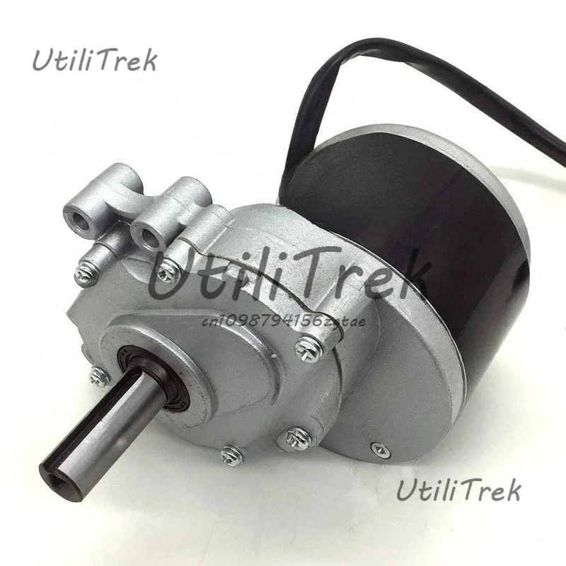 

Двигатель постоянного тока с редуктором и щетками для инвалидных колясок, диаметр вала 17 мм, 250 Вт, 24 В, 75 об/мин или 120 об/мин, низкоскоростной щеточный двигатель, удлиненный вал 44 мм