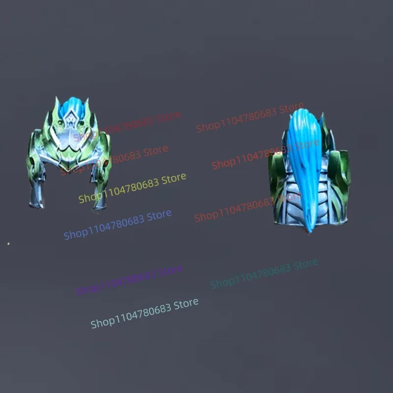 Blocs de construction MOC bête mythique Dragon azur, Mini figurine modèle armure, jouet de collection, accessoires, pièce d'exposition, cadeau amateur